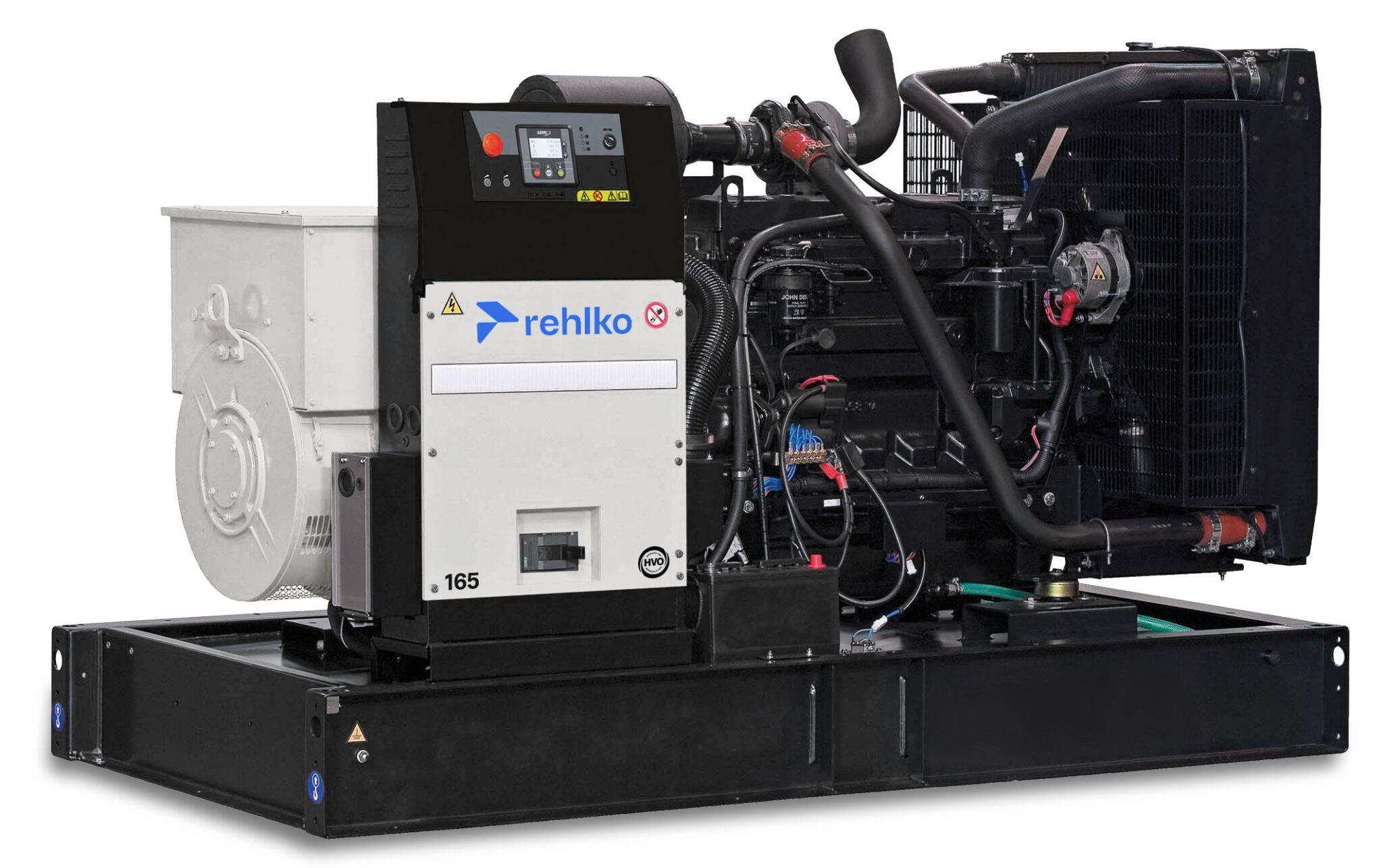 Rehlko 165kVA Strømaggregat - John Deere motor - UTGÅTT