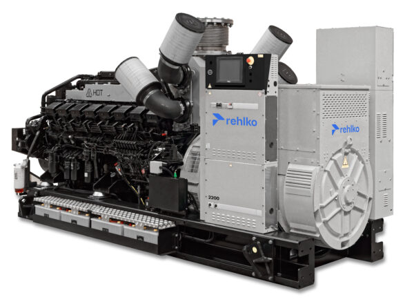 Rehlko 2200kVA Strømaggregat - Mitsubishi motor