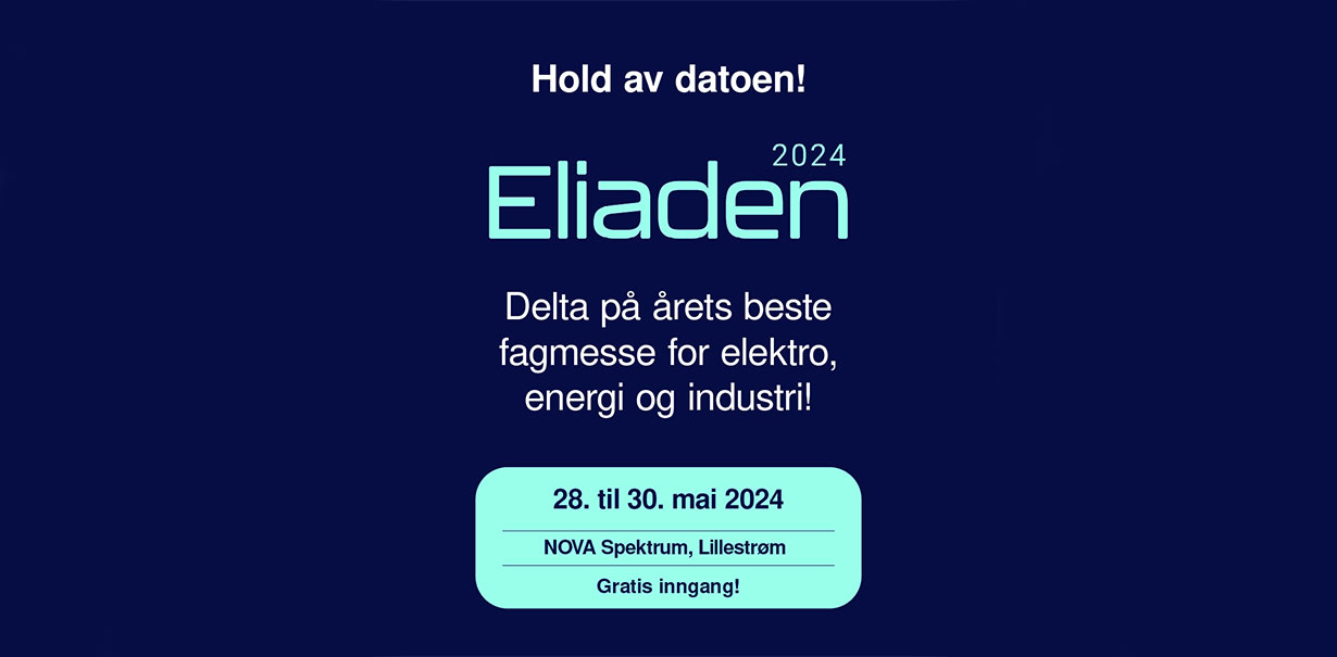 Vi deltar på Eliaden 28.-30.mai 2024