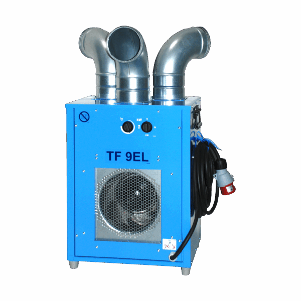 Tørke og varme TF 9EL-S 9kW400V med flenseplate