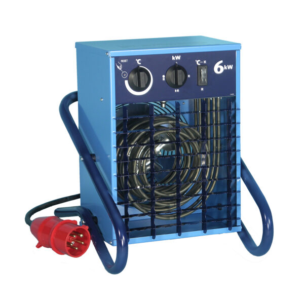 varmluftsvifte VF6 6KW 400V 2 meter kabel og plugg