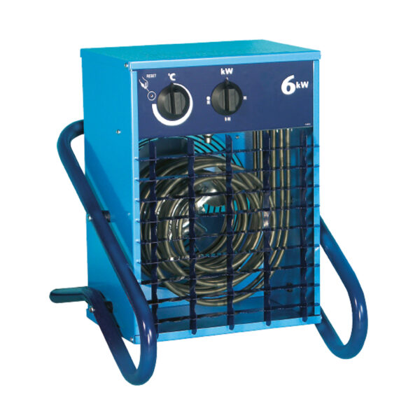 varmluftsvifte VF6B 6KW 400V med apparatintak