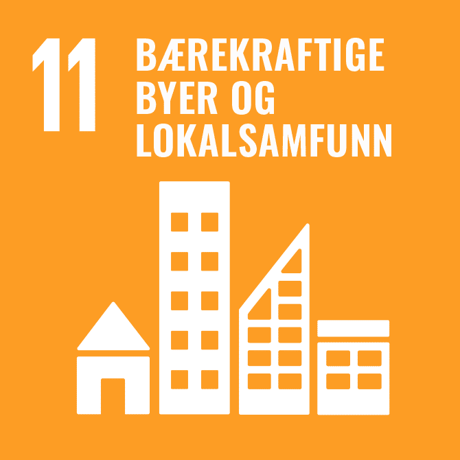 FNs Bærekraftsmål nummer 11. Bærekraftige byer og lokalsamfunn